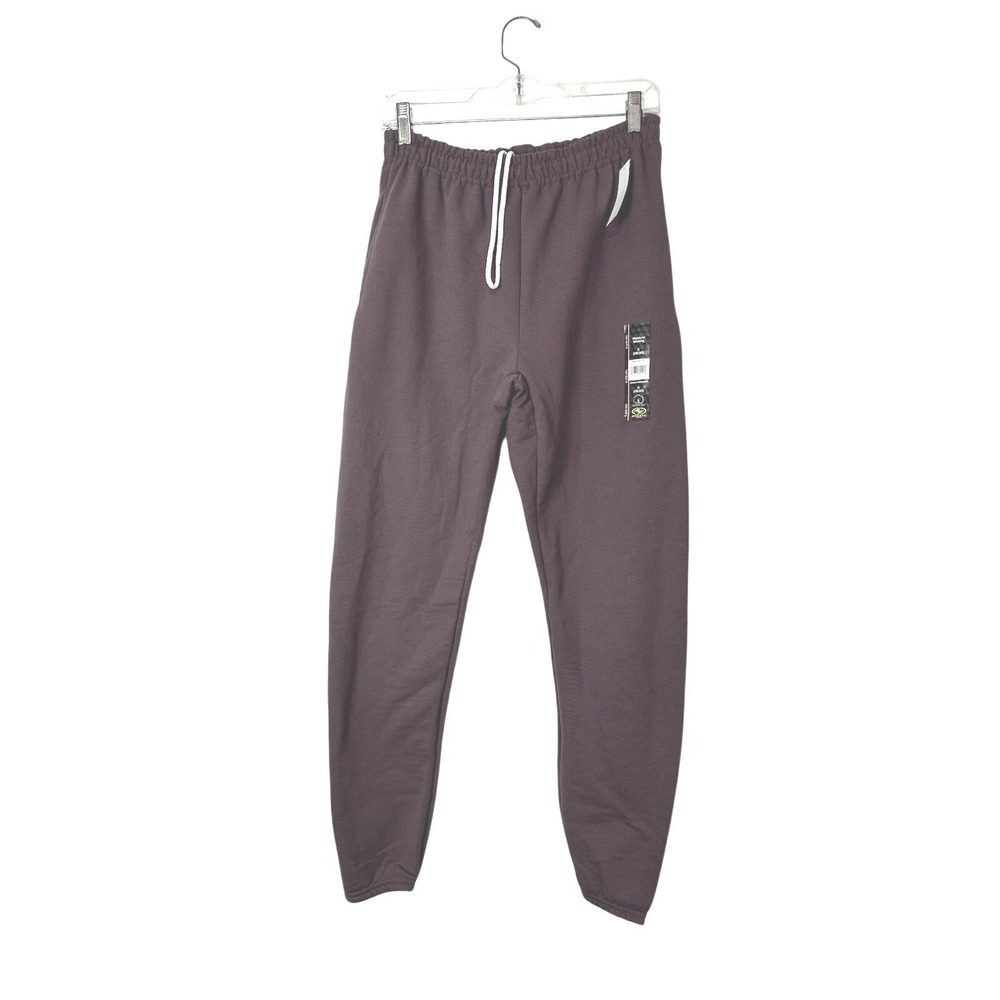 Athletic Works OPP Fleece Pants Women's Small Purple Fleece Elastic Bottom New